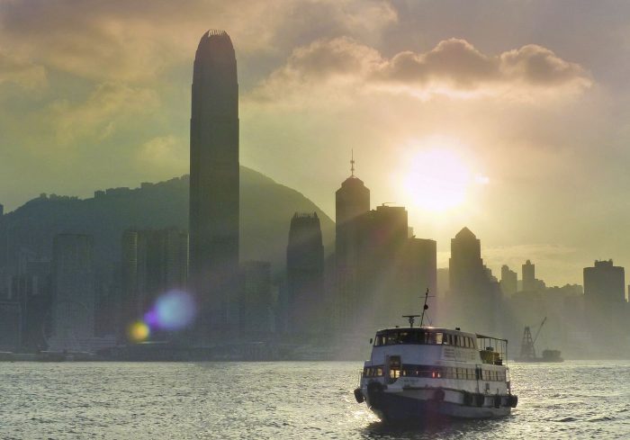 Evening over Hong Kong