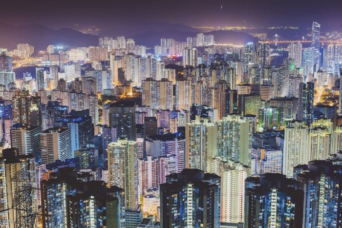 Skyscrapers of Hong Kong, China